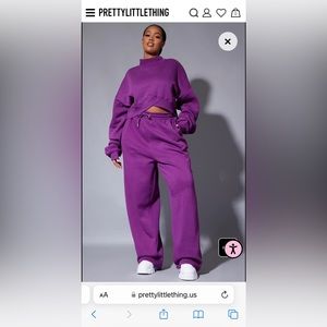 PLT Plus Purple Sweatshirt Set